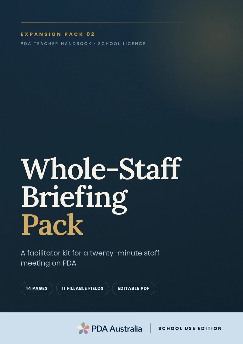 Whole-Staff Briefing Pack